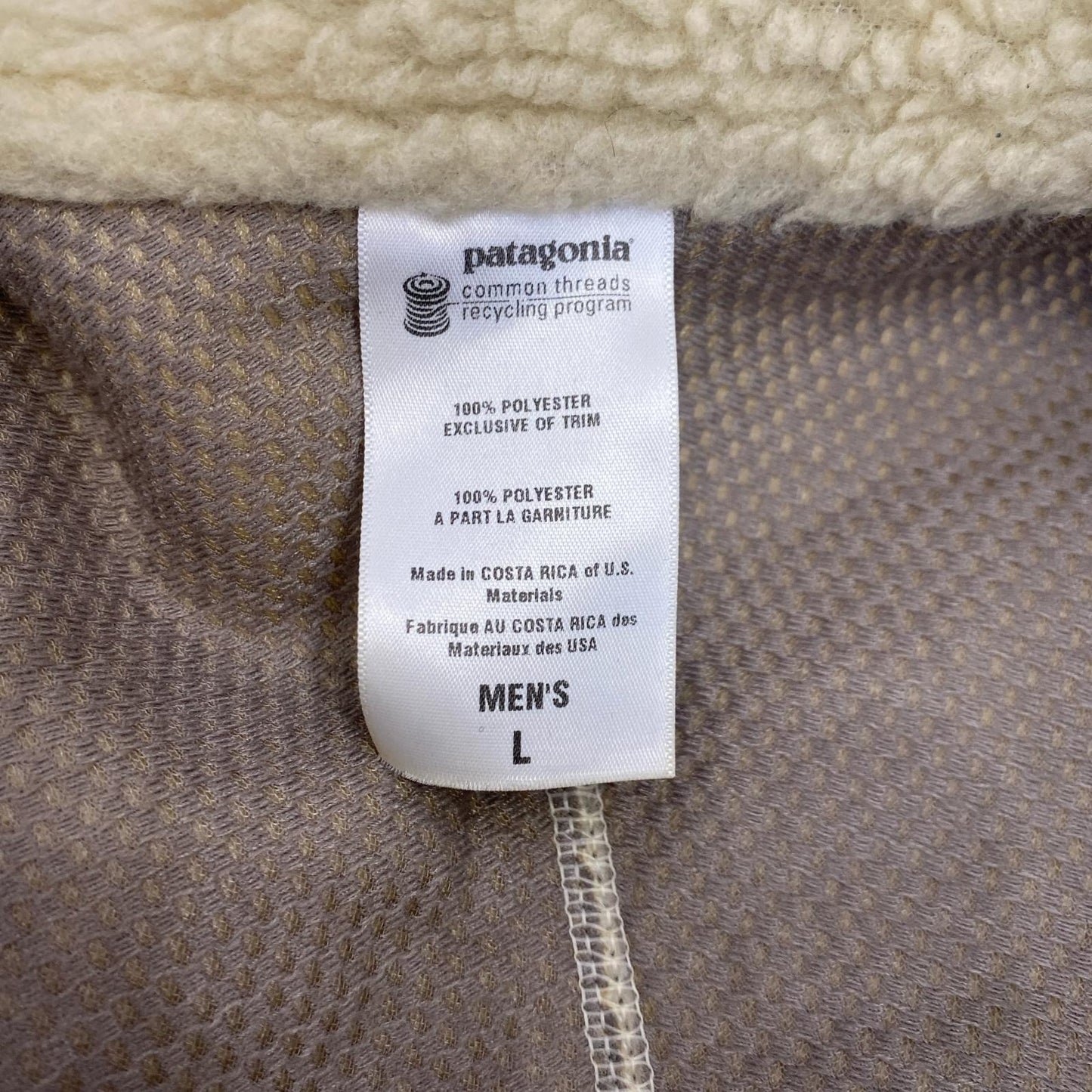 patagonia | パタゴニア クラシックレトロXジャケット その他トップス 23055 2009A/W アイボリー サイズ：L【姫路東店】