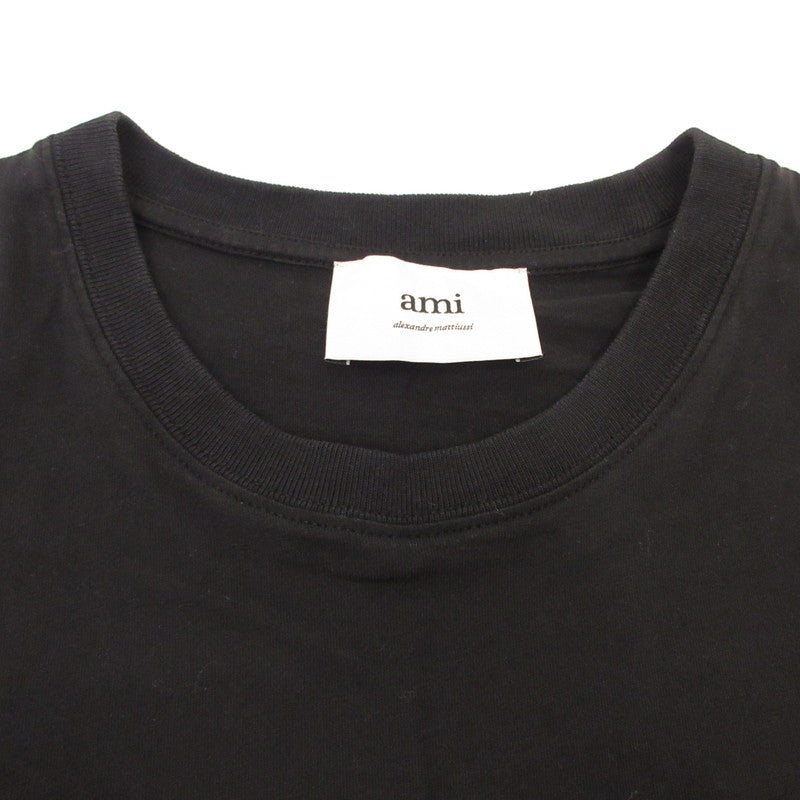AMI | アミ 半袖Ｔシャツ BFUTS035.724 国内正規タグ ブラック サイズ：L【姫路東店】