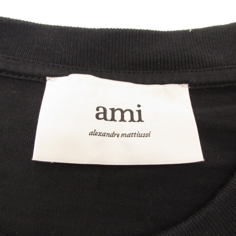 AMI | アミ 半袖Ｔシャツ BFUTS035.724 国内正規タグ ブラック サイズ：L【姫路東店】