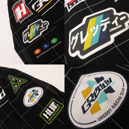 HUF | ハフ RACING TEAM JACKET ライダースジャケット JK00421 ×GREDDY ブラック サイズ：M【姫路東店】