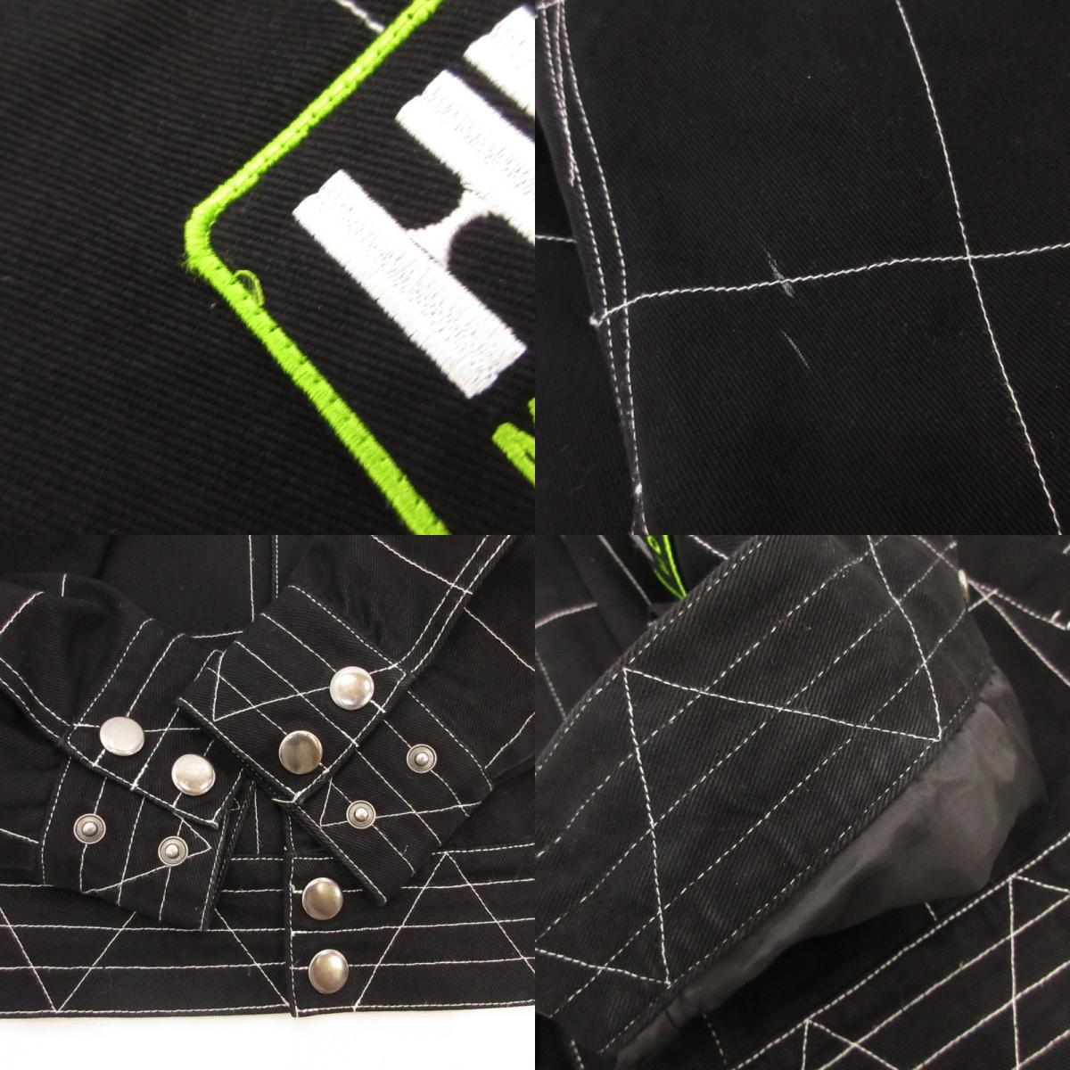 HUF | ハフ RACING TEAM JACKET ライダースジャケット JK00421 ×GREDDY ブラック サイズ：M【姫路東店】