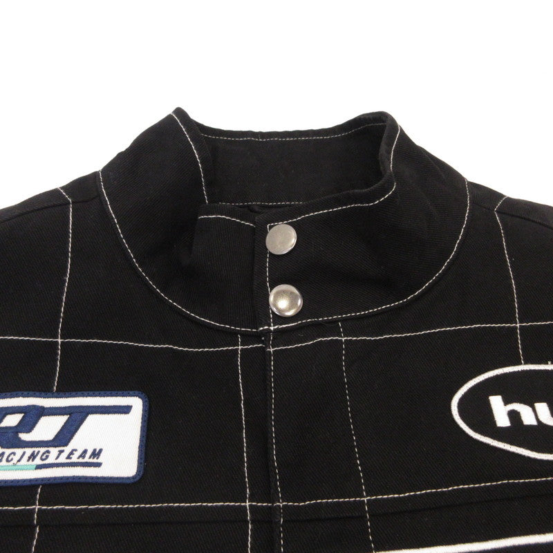 HUF | ハフ RACING TEAM JACKET ライダースジャケット JK00421 ×GREDDY ブラック サイズ：M【姫路東店】