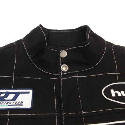 HUF | ハフ RACING TEAM JACKET ライダースジャケット JK00421 ×GREDDY ブラック サイズ：M【姫路東店】