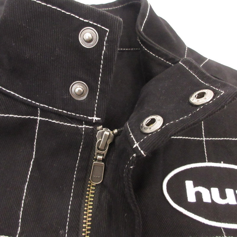 HUF | ハフ RACING TEAM JACKET ライダースジャケット JK00421 ×GREDDY ブラック サイズ：M【姫路東店】
