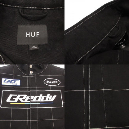 HUF | ハフ RACING TEAM JACKET ライダースジャケット JK00421 ×GREDDY ブラック サイズ：M【姫路東店】