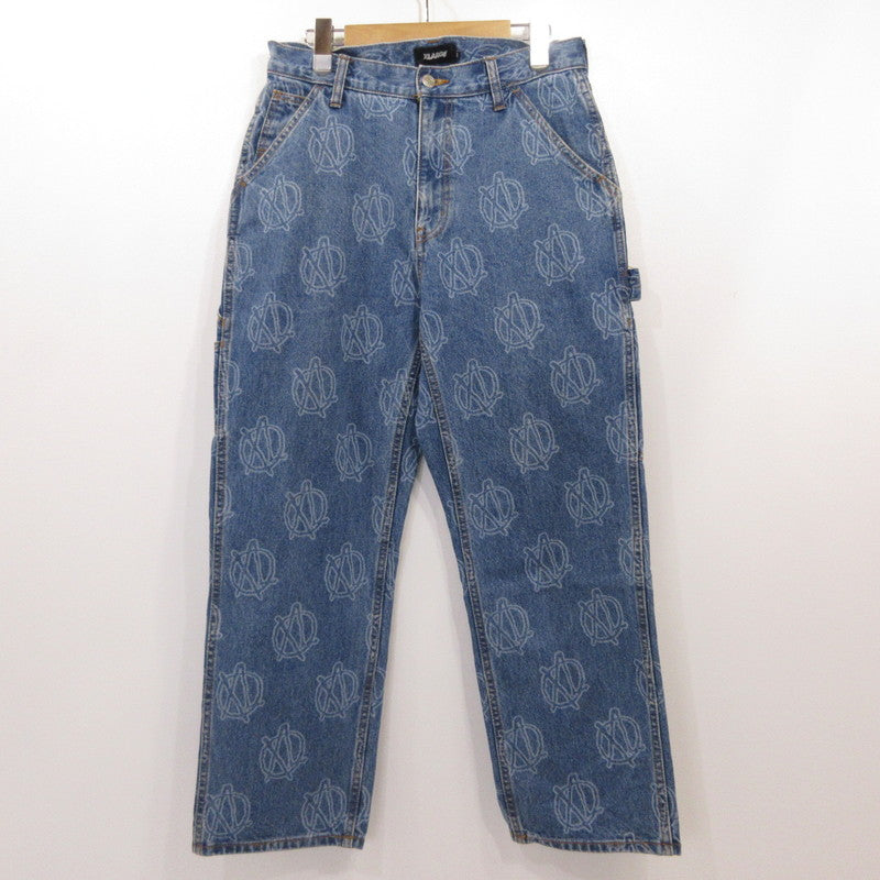 X-LARGE | エクストララージ ALLOVER CIRCLE XL DENIM PANTS デニムパンツ 101234031015 ブルー サイズ：30【姫路東店】