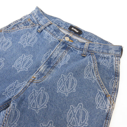 X-LARGE | エクストララージ ALLOVER CIRCLE XL DENIM PANTS デニムパンツ 101234031015 ブルー サイズ：30【姫路東店】