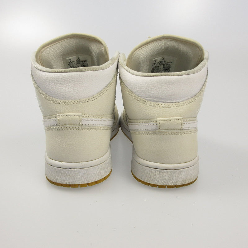 NIKE | ナイキ W AIR JORDAN 1 MID スニーカー BQ6472-021 ホワイト 26cm【姫路東店】