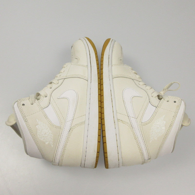 NIKE | ナイキ W AIR JORDAN 1 MID スニーカー BQ6472-021 ホワイト 26cm【姫路東店】