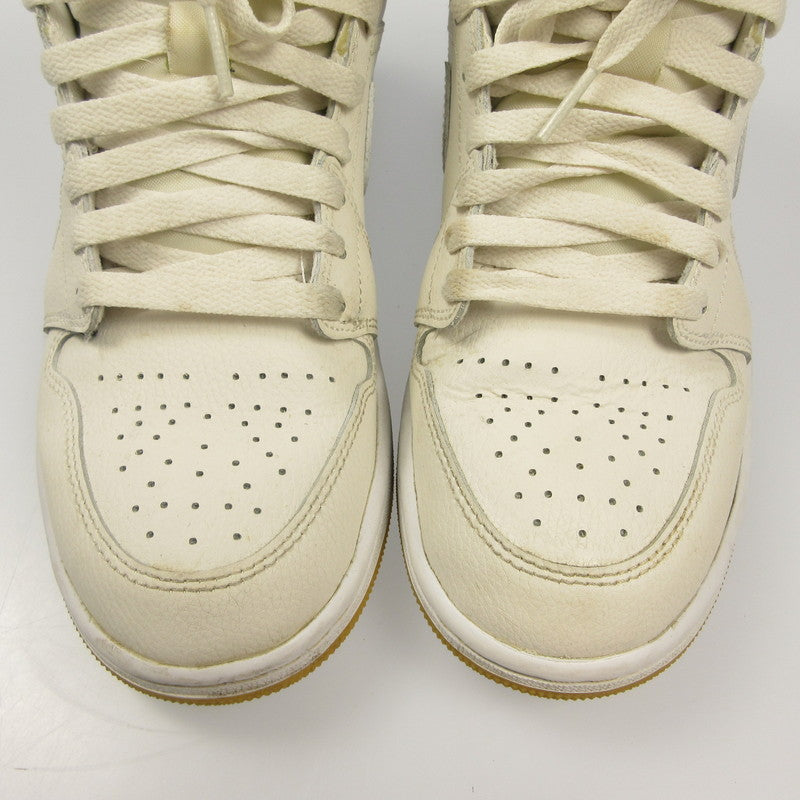 NIKE | ナイキ W AIR JORDAN 1 MID スニーカー BQ6472-021 ホワイト 26cm【姫路東店】