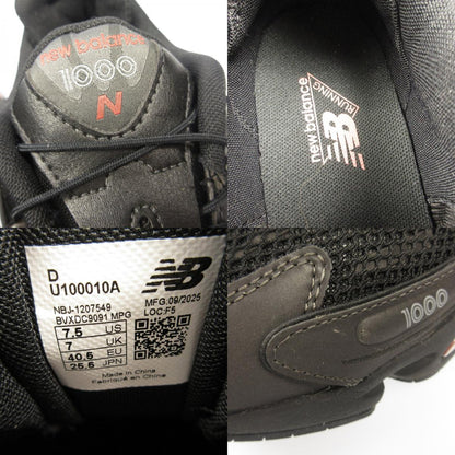 NEW BALANCE | ニューバランス スニーカー U100010A ブラック 25.5cm【姫路東店】