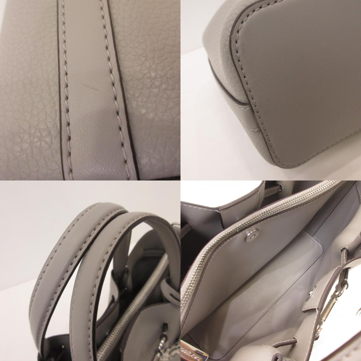Michael Kors | マイケルコース CARSON センタージップ サッチェル ミディアム ハンドバッグ 35S5S2ZS3T グレー【姫路東店】