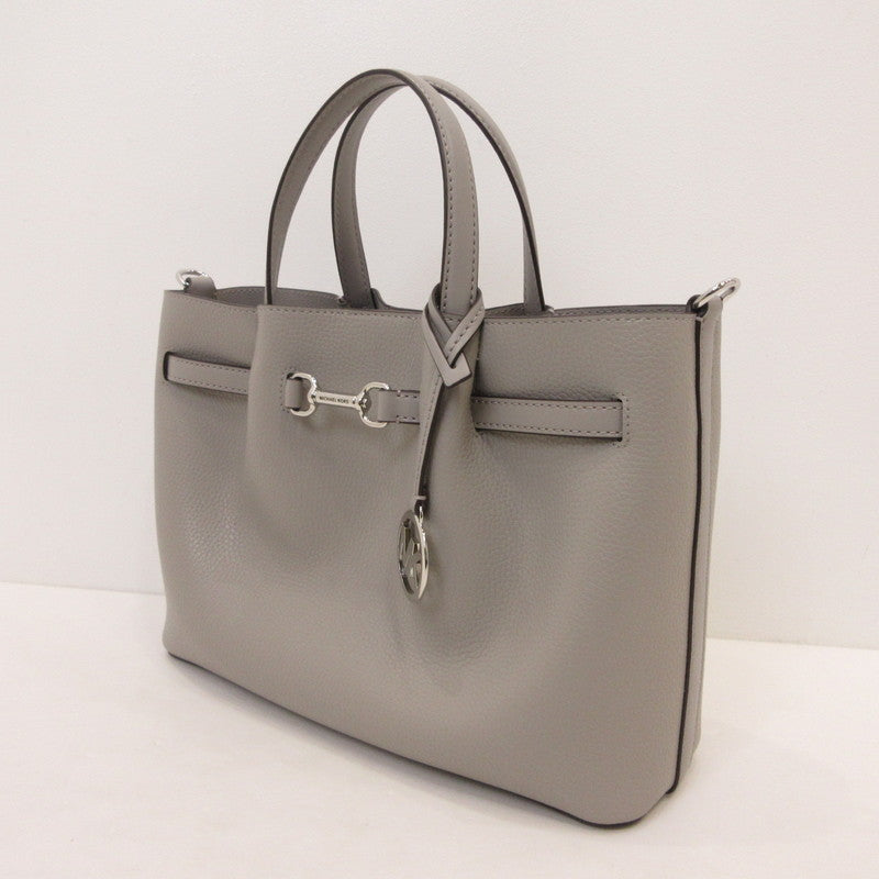 Michael Kors | マイケルコース CARSON センタージップ サッチェル ミディアム ハンドバッグ 35S5S2ZS3T グレー【姫路東店】