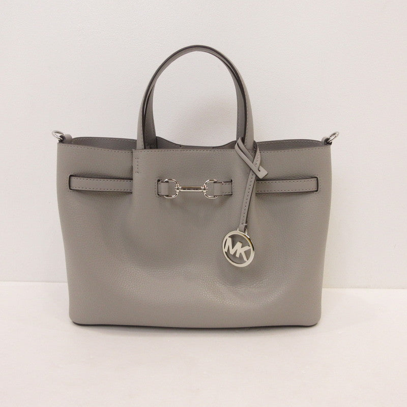 Michael Kors | マイケルコース CARSON センタージップ サッチェル ミディアム ハンドバッグ 35S5S2ZS3T グレー【姫路東店】