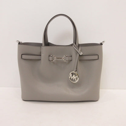 Michael Kors | マイケルコース CARSON センタージップ サッチェル ミディアム ハンドバッグ 35S5S2ZS3T グレー【姫路東店】