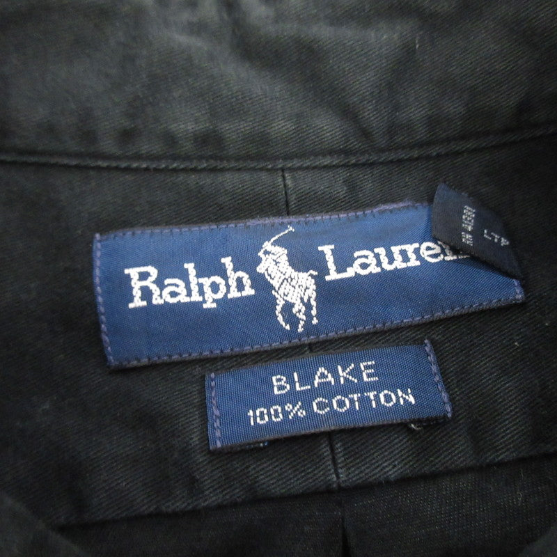 RALPH LAUREN | ラルフローレン BLAKE 長袖シャツ ブラック サイズ：M【姫路東店】