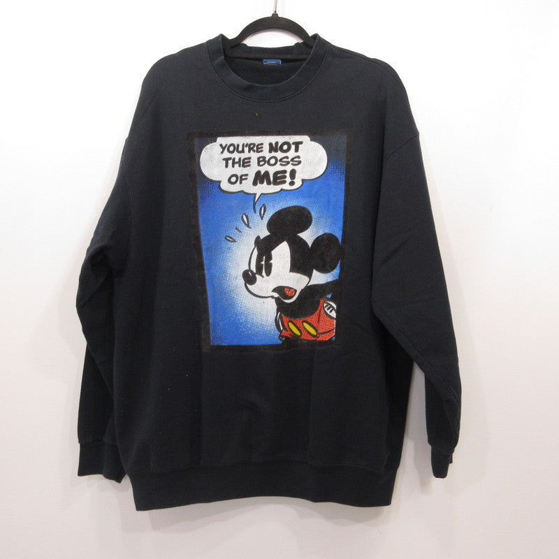 DISNEY ディズニー MICKEY MOUSE スウェット ブラック【姫路東店】