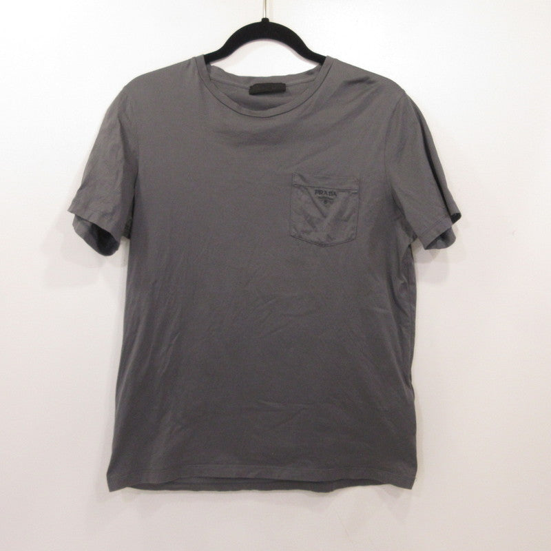 PRADA | プラダ 半袖Ｔシャツ UJN006 グレー サイズ：S【姫路東店】