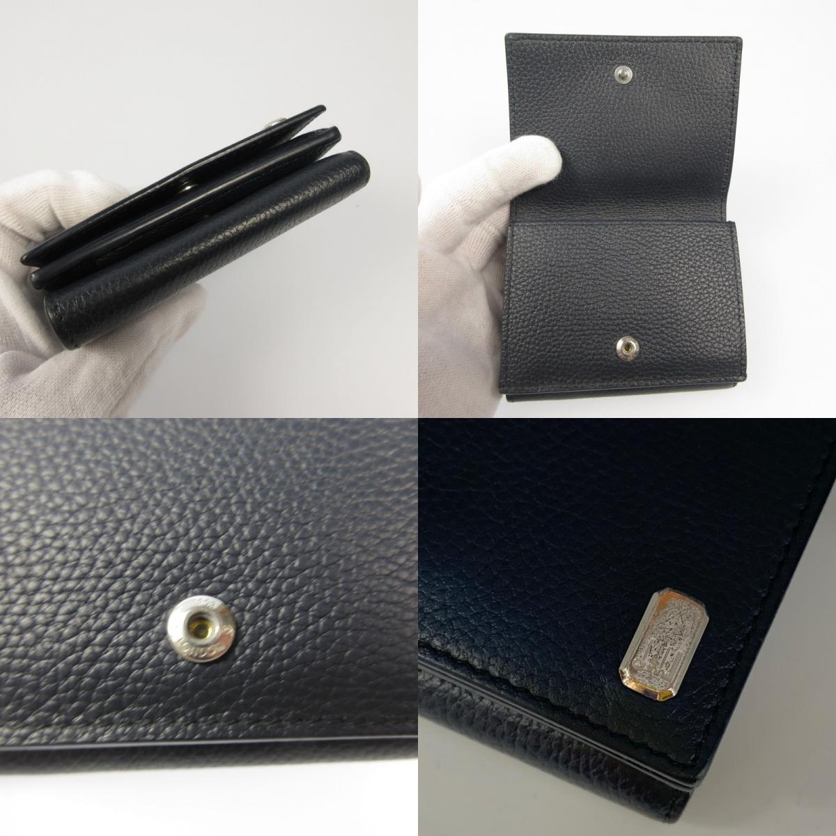 Dunhill | ダンヒル BELGRAVE コンパクトウォレット 20F2450AR059R ネイビー【姫路東店】
