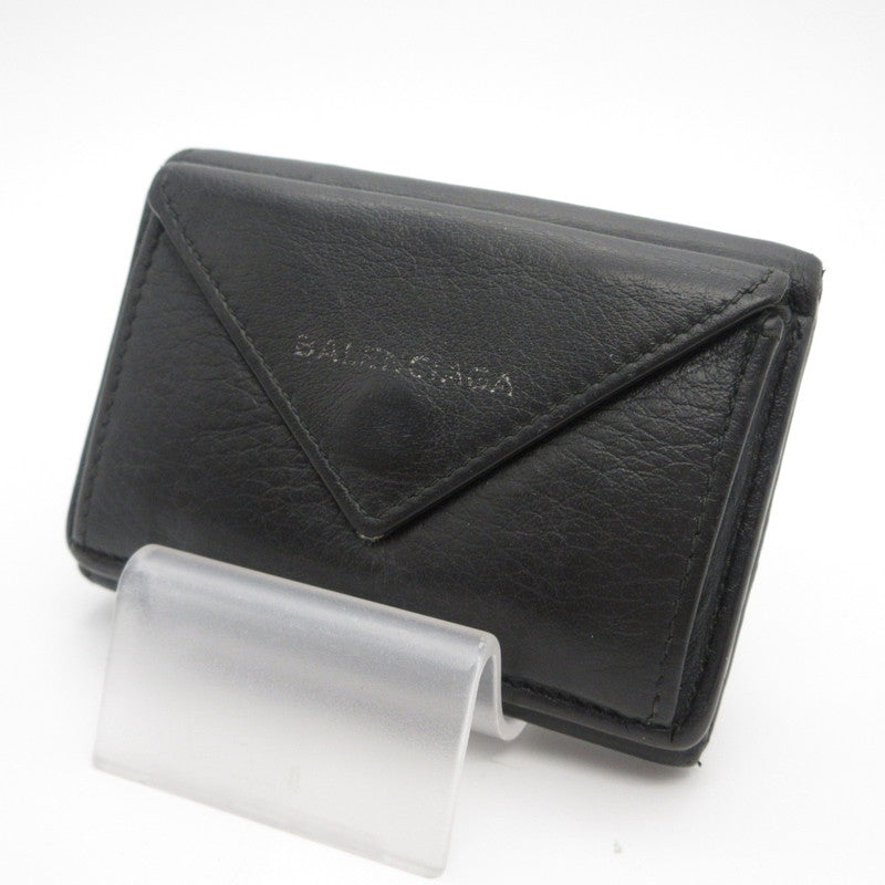 BALENCIAGA | バレンシアガ ペーパー コンパクトウォレット 391446 ブラック【姫路東店】