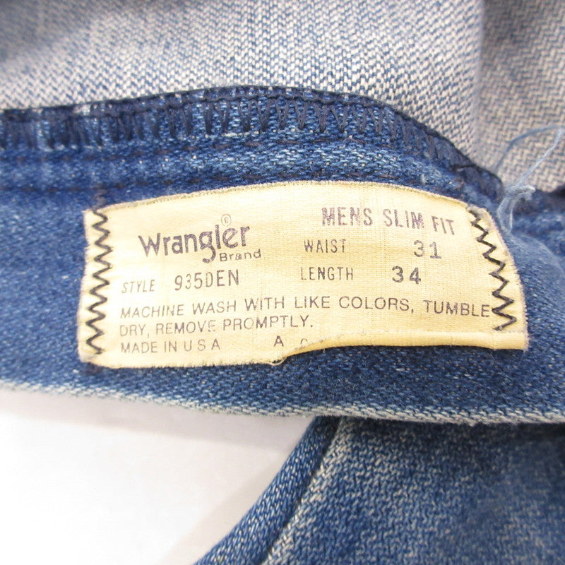 Wrangler | ラングラー デニムパンツ 935DEN USA製　80s-90s ブルー サイズ：31【姫路東店】