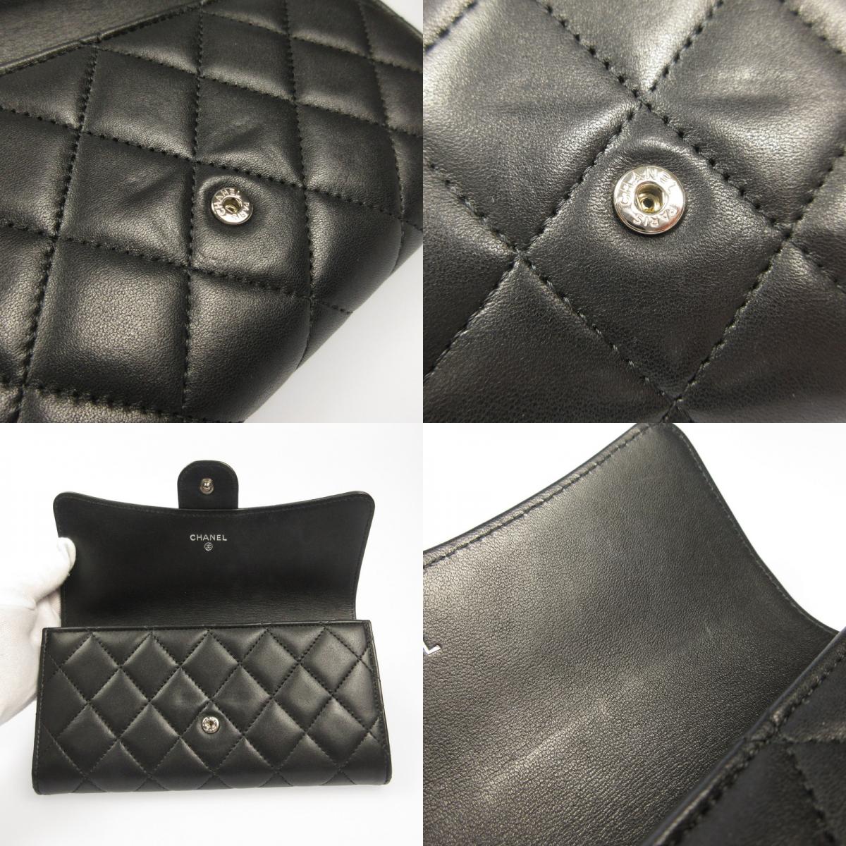 CHANEL | シャネル 二つ折り財布 AP0241 So Black 【姫路東店】
