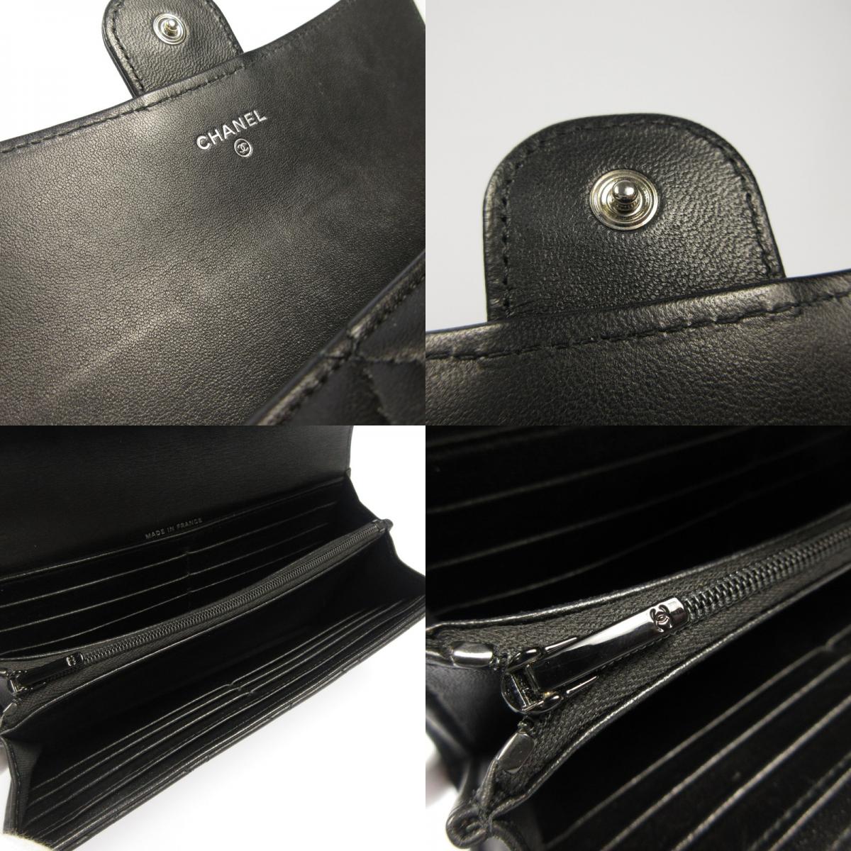 CHANEL | シャネル 二つ折り財布 AP0241 So Black 【姫路東店】