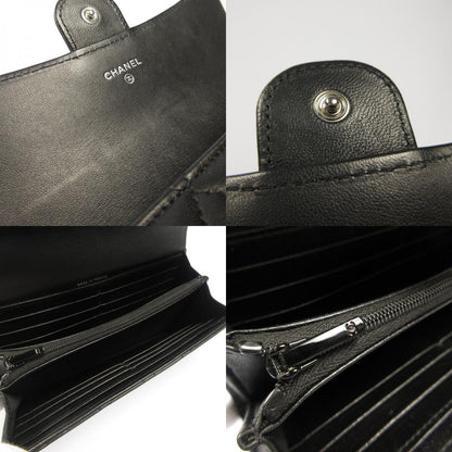 CHANEL | シャネル 二つ折り財布 AP0241 So Black 【姫路東店】