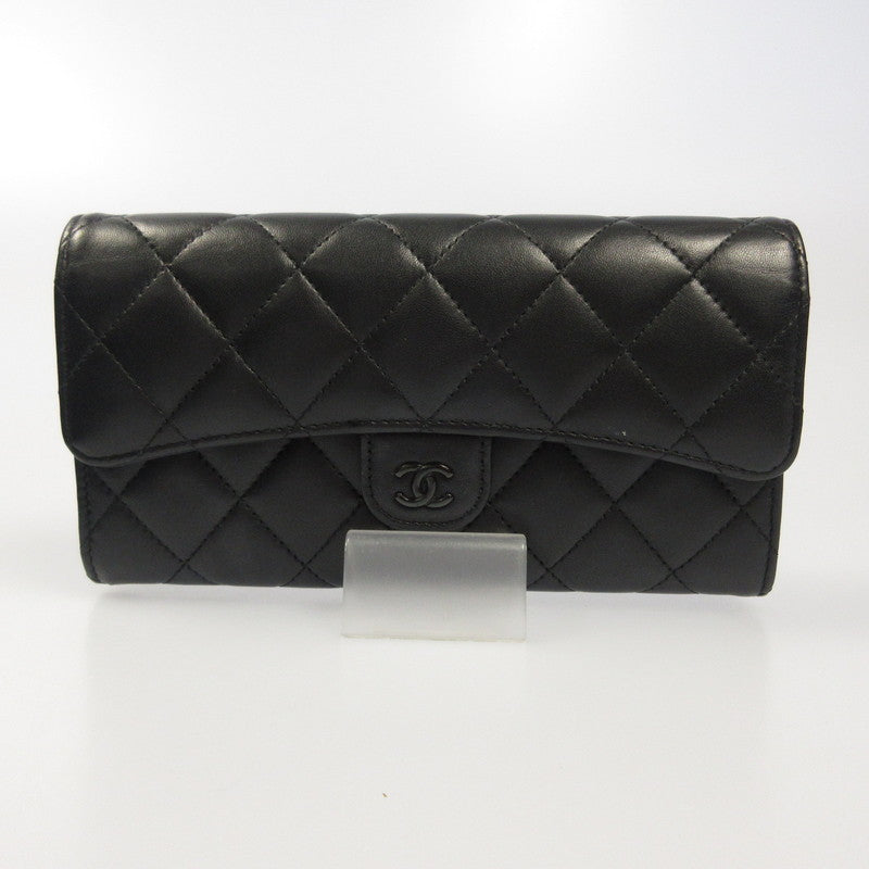 CHANEL | シャネル 二つ折り財布 AP0241 So Black 【姫路東店】