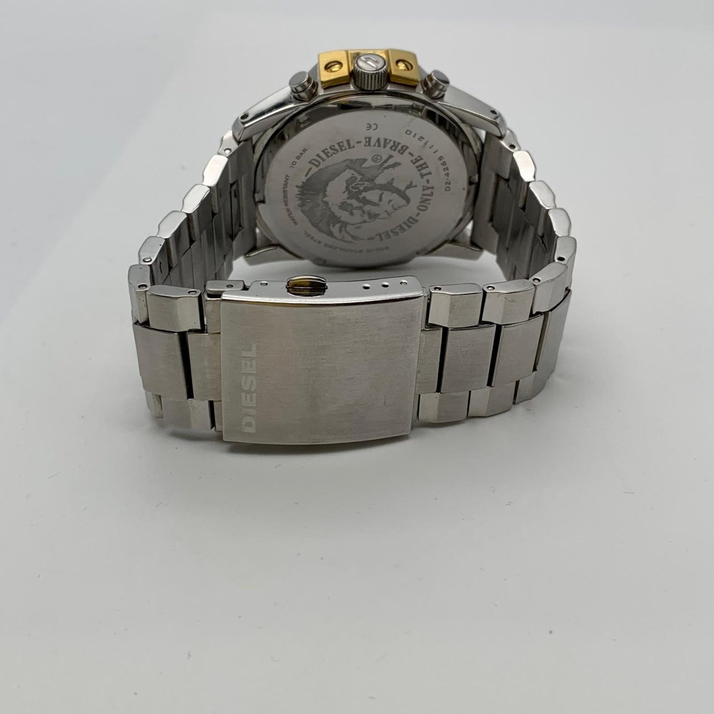 DIESEL | ディーゼル MEGA CHIEF 腕時計 DZ4265 アナログクォーツ シルバー【姫路東店】
