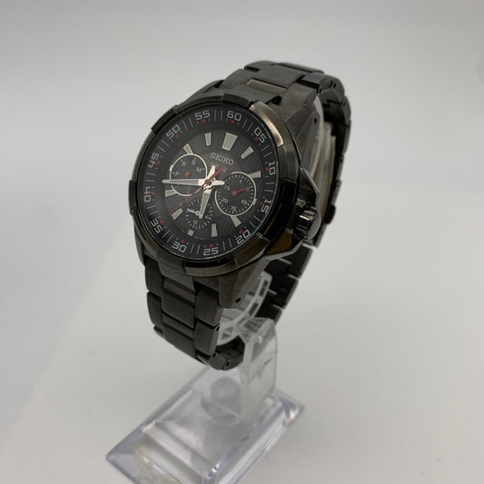 SEIKO | セイコー 腕時計 V14J-0BB0 ブラック【姫路東店】