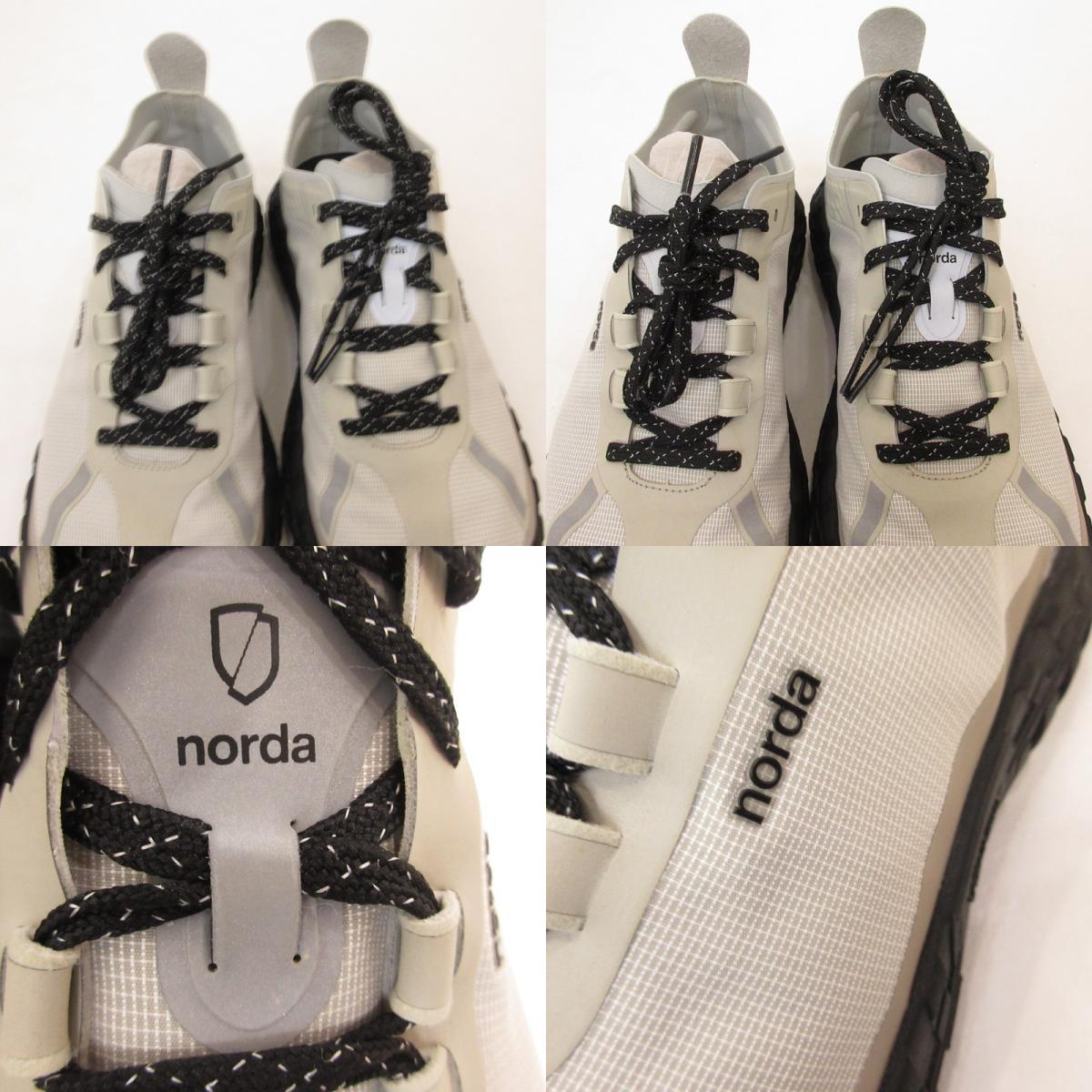 norda ノルダ Cinder スニーカー 001 ベージュ 28cm【姫路東店】