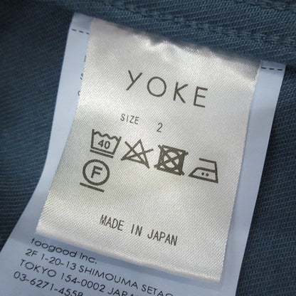 YOKE | ヨーク CUT-OFF WIDE DENIM TRUCKER JACKET デニム YK23SS0470B 2023S/S ブルー サイズ：2【姫路東店】