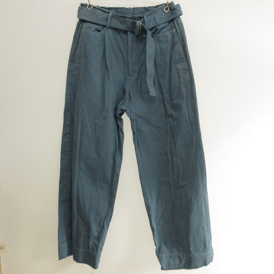 YOKE | ヨーク BELTED WIDE-LEGGED DENIM TROUSERS デニムパンツ YK23SS0471P 2023S/S ブルー サイズ：2【姫路東店】