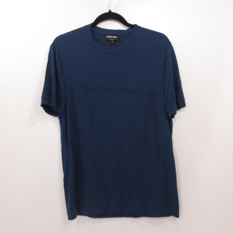 GIORGIO ARMANI | ジョルジオアルマーニ 半袖Ｔシャツ 3ZST54 SJP4Z ブルー サイズ：50【姫路東店】