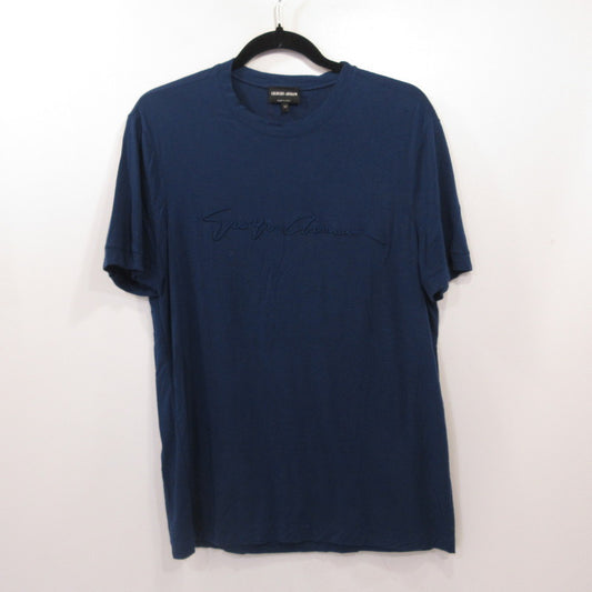 GIORGIO ARMANI | ジョルジオアルマーニ 半袖Ｔシャツ 3ZST54 SJP4Z ブルー サイズ：50【姫路東店】
