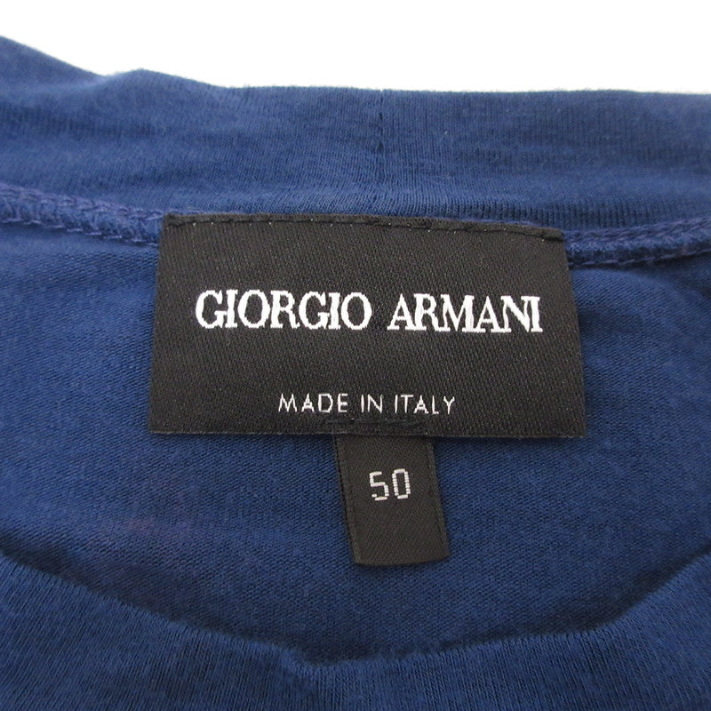 GIORGIO ARMANI | ジョルジオアルマーニ 半袖Ｔシャツ 3ZST54 SJP4Z ブルー サイズ：50【姫路東店】