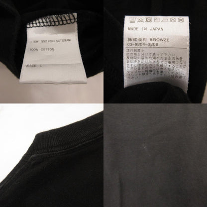 ENNOY エンノイ 半袖Ｔシャツ SS21BRENCT109AM ブラック サイズ：L【姫路東店】