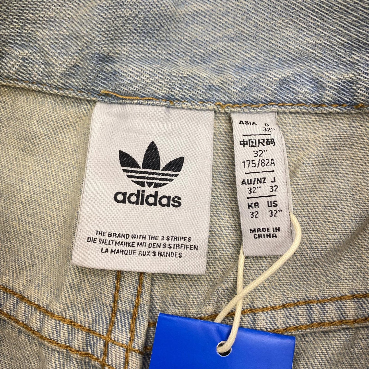 adidas Originals | アディダスオリジナルス Adilenium シーズン3 ルーズフィット デニムパンツ JY6292 2026S/S サイズ:W32 ライトブルー【姫路東店】