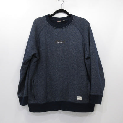 NANGA | ナンガ ECO HYBRID MINI BOX LOGO EMBROIDERY SWEAT スウェット 2-0630-5-53-601 NOLLEY'S goodman別注 ブルー サイズ：M【姫路東店】