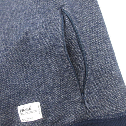 NANGA | ナンガ ECO HYBRID MINI BOX LOGO EMBROIDERY SWEAT スウェット 2-0630-5-53-601 NOLLEY'S goodman別注 ブルー サイズ：M【姫路東店】