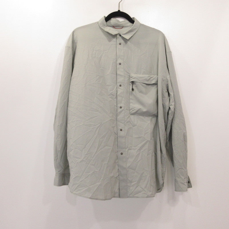 NANGA | ナンガ PLC EXCURSION SHIRT 長袖シャツ N2500-1I402A グレー サイズ：L【姫路東店】