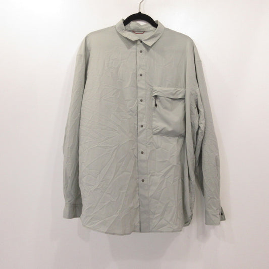 NANGA | ナンガ PLC EXCURSION SHIRT 長袖シャツ N2500-1I402A グレー サイズ：L【姫路東店】