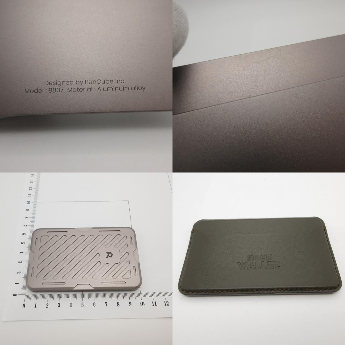 PunCube MECH WALLET Model 8807 カードケース シルバー【姫路東店】