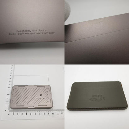 PunCube MECH WALLET Model 8807 カードケース シルバー【姫路東店】