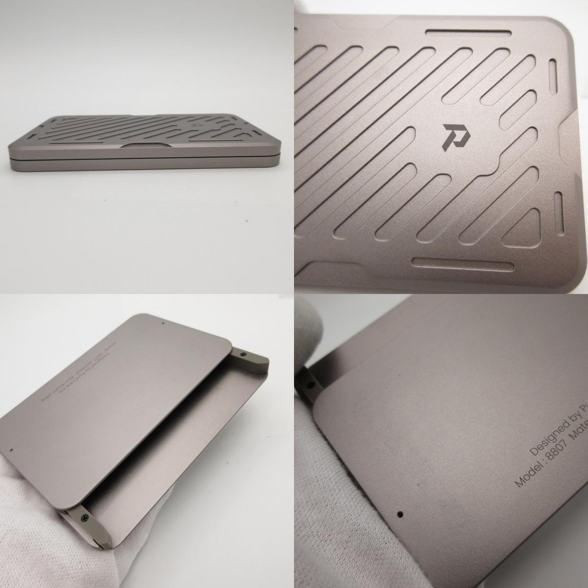 PunCube MECH WALLET Model 8807 カードケース シルバー【姫路東店】