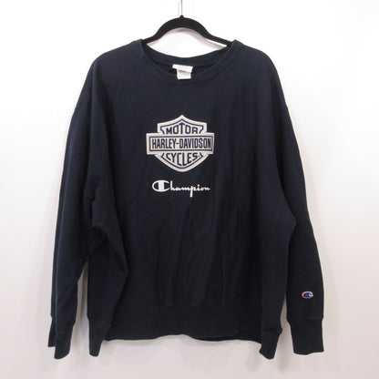 Champion | チャンピオン REVERSE WEAVE スウェット GF70 ×HARLEY-DAVIDSON　ｻｲｽﾞ:2XL ネイビー【姫路東店】