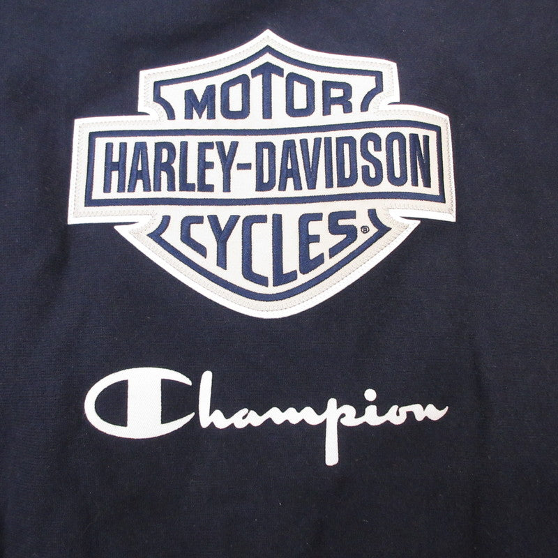 Champion | チャンピオン REVERSE WEAVE スウェット GF70 ×HARLEY-DAVIDSON　ｻｲｽﾞ:2XL ネイビー【姫路東店】