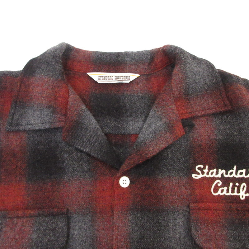 STANDARD CALIFORNIA | スタンダードカリフォルニア SD WOOL CHECK SHIRTS 長袖シャツ サイズ：XL【姫路東店】