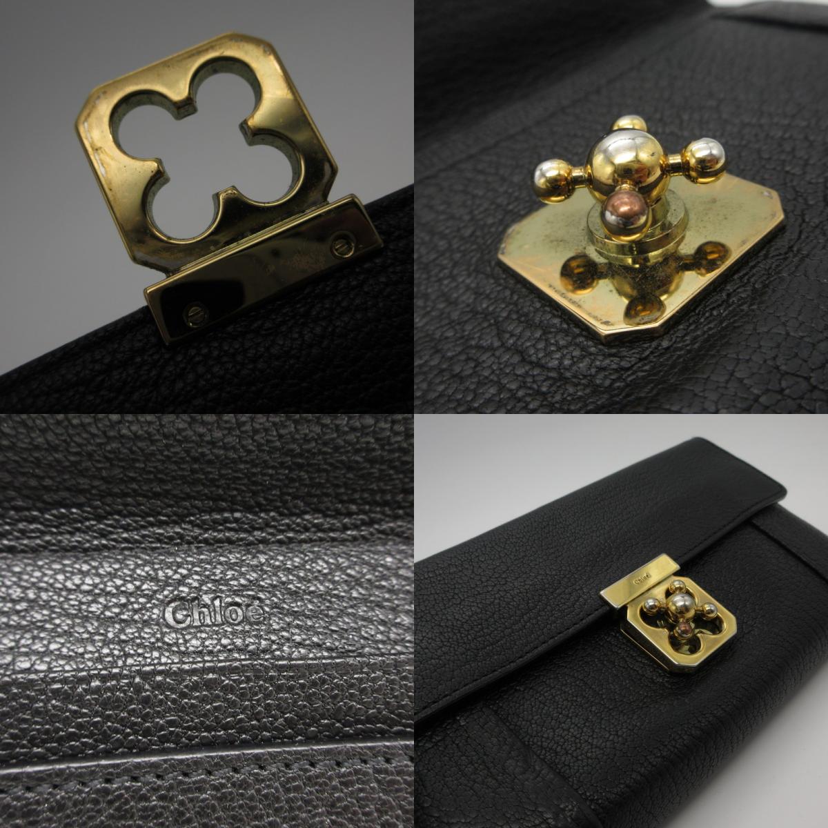 Chloe | クロエ 長財布 3P0591-835 ブラック【姫路東店】